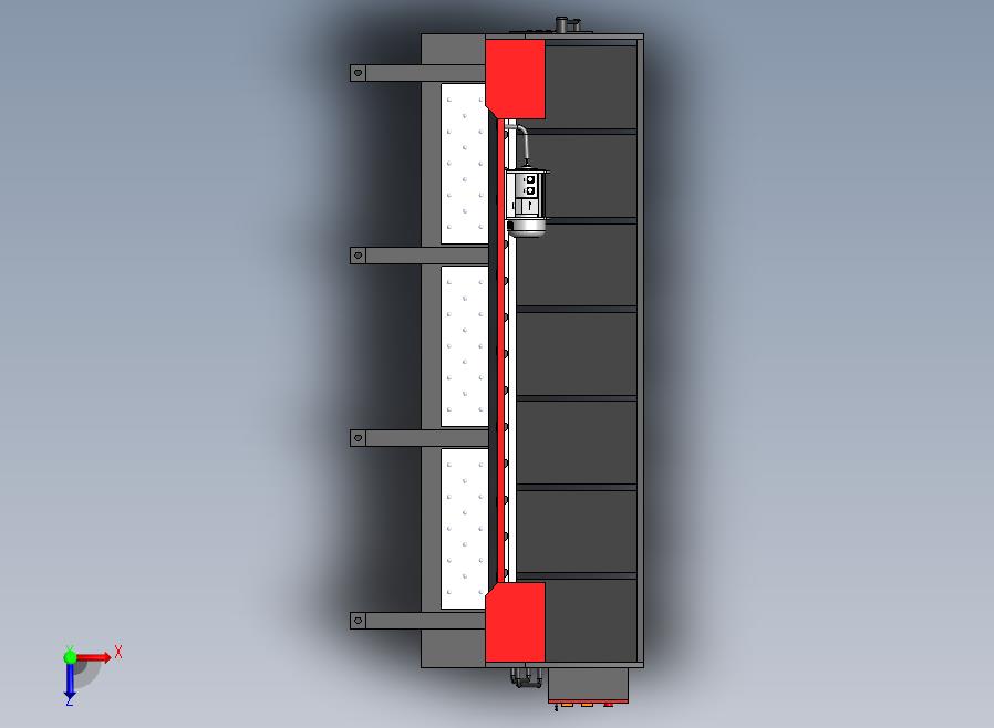 B06-QC12Y-8X3200液压摆式剪板机俯视图