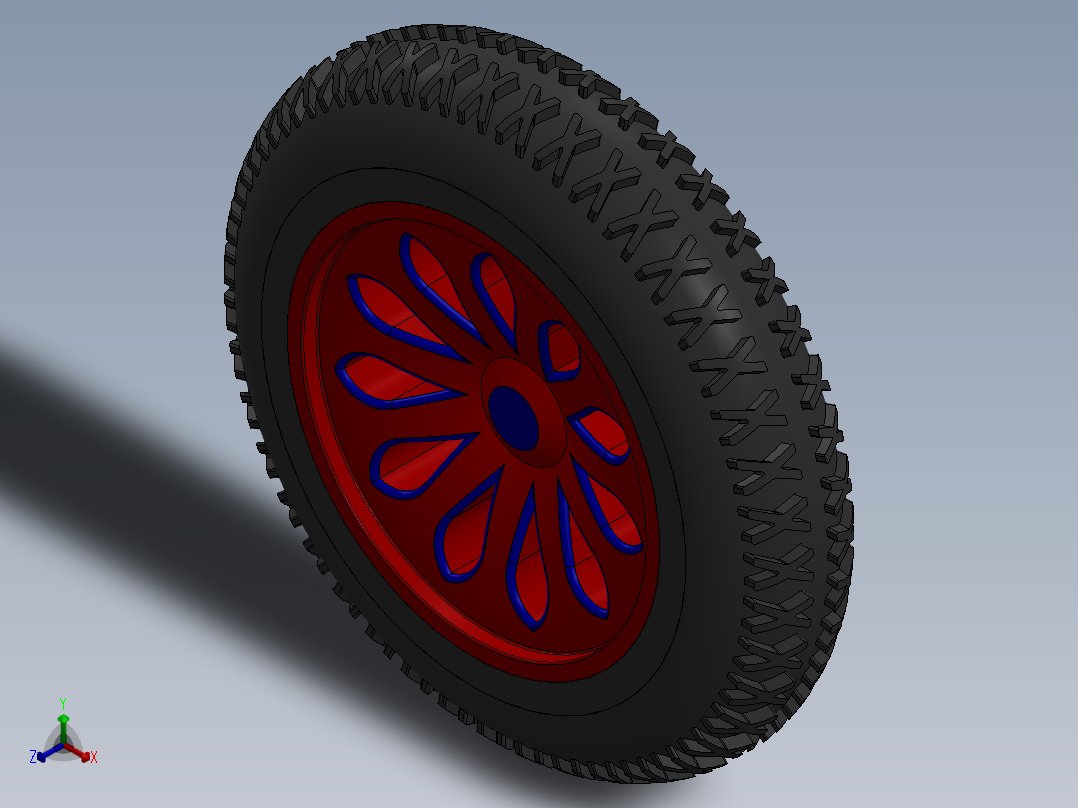 solidworks <span style='color: red'>轮胎</span><span style='color: red'>设计</span>