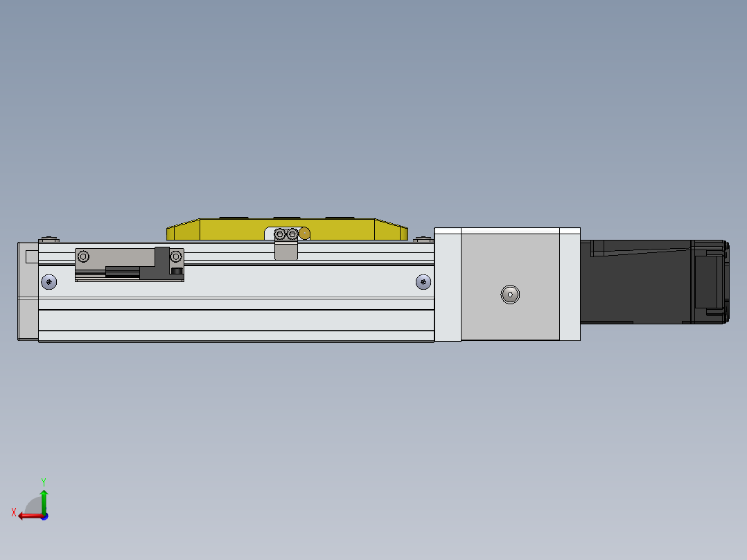 GTH内嵌丝杆全封闭GTH5-BC-100W后视图