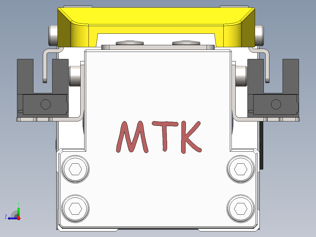 GTH内嵌丝杆全封闭GTH5-BC-100W右视图