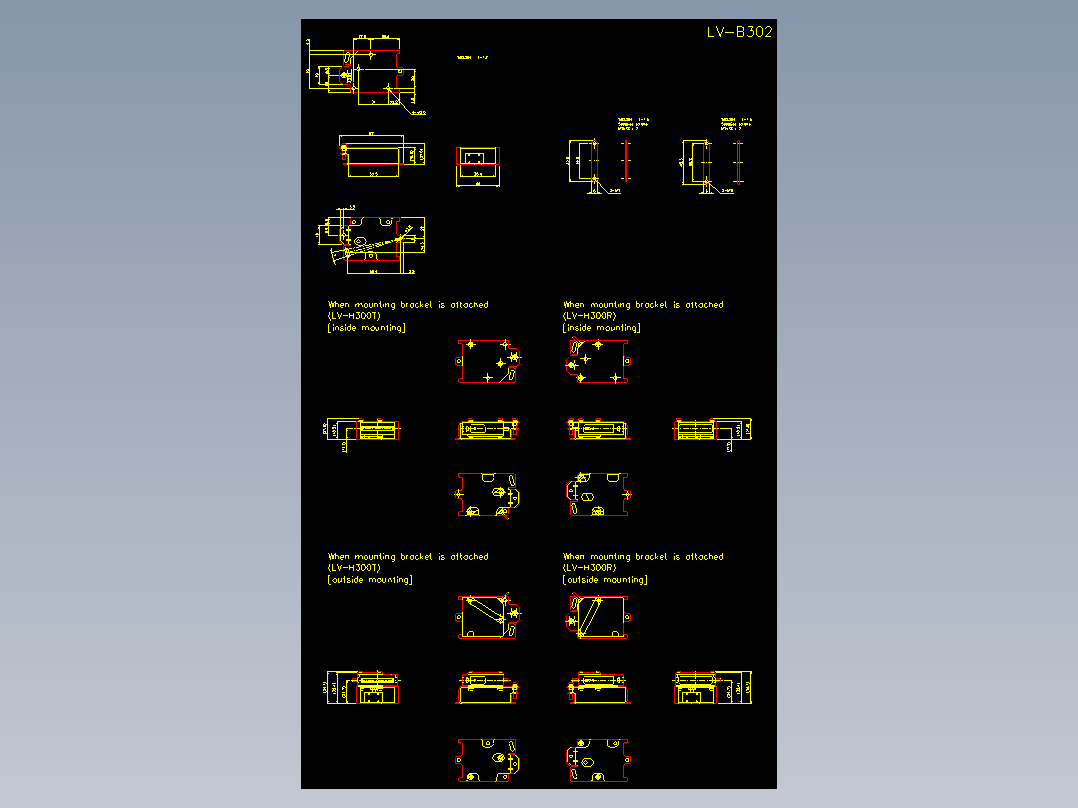 基恩士lv_h100_300_cad_kc图纸模型