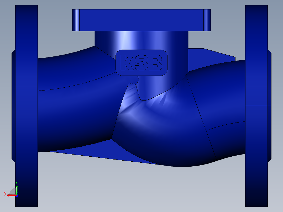 阀门模型-BOA_H_R_Straight_Body_DN32_PN16后视图