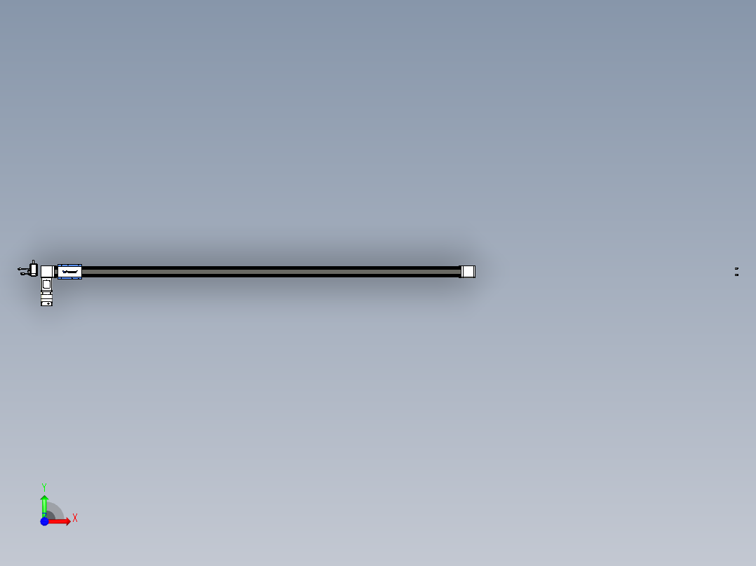 威洛博LB.GB同步带传动--欧规系列GB8-L192-S2850-BL-P75-K前视图