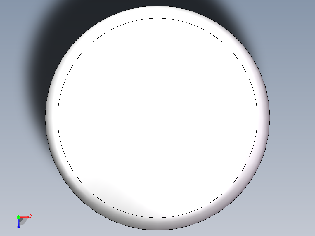 THB碟形封头DN2400俯视图