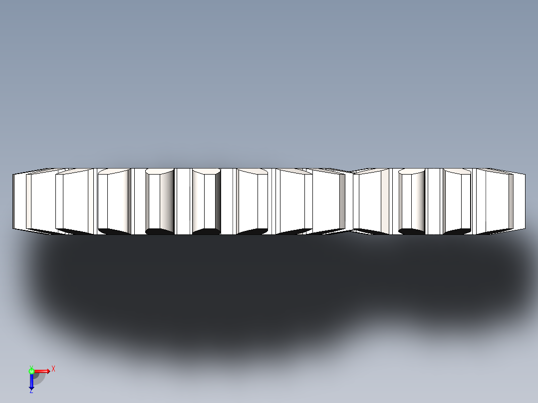 齿轮啮合 (118)俯视图