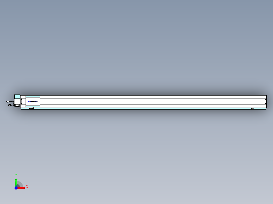 威洛博VBC同步带传动一无尘环境VBC14-L45-S2400-BRD-ZP40-C3前视图