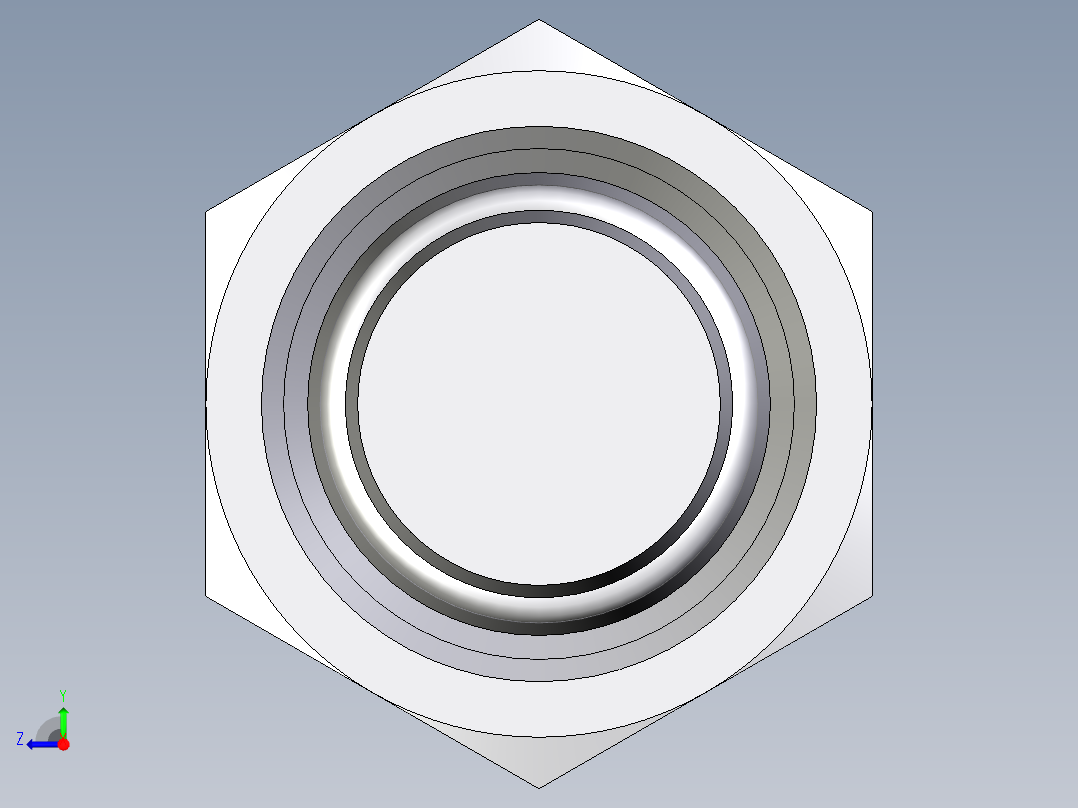 卡套式工业通用硬管接头EO_Blanking_plug_with_nut_for_cones_VKAM20SCF右视图