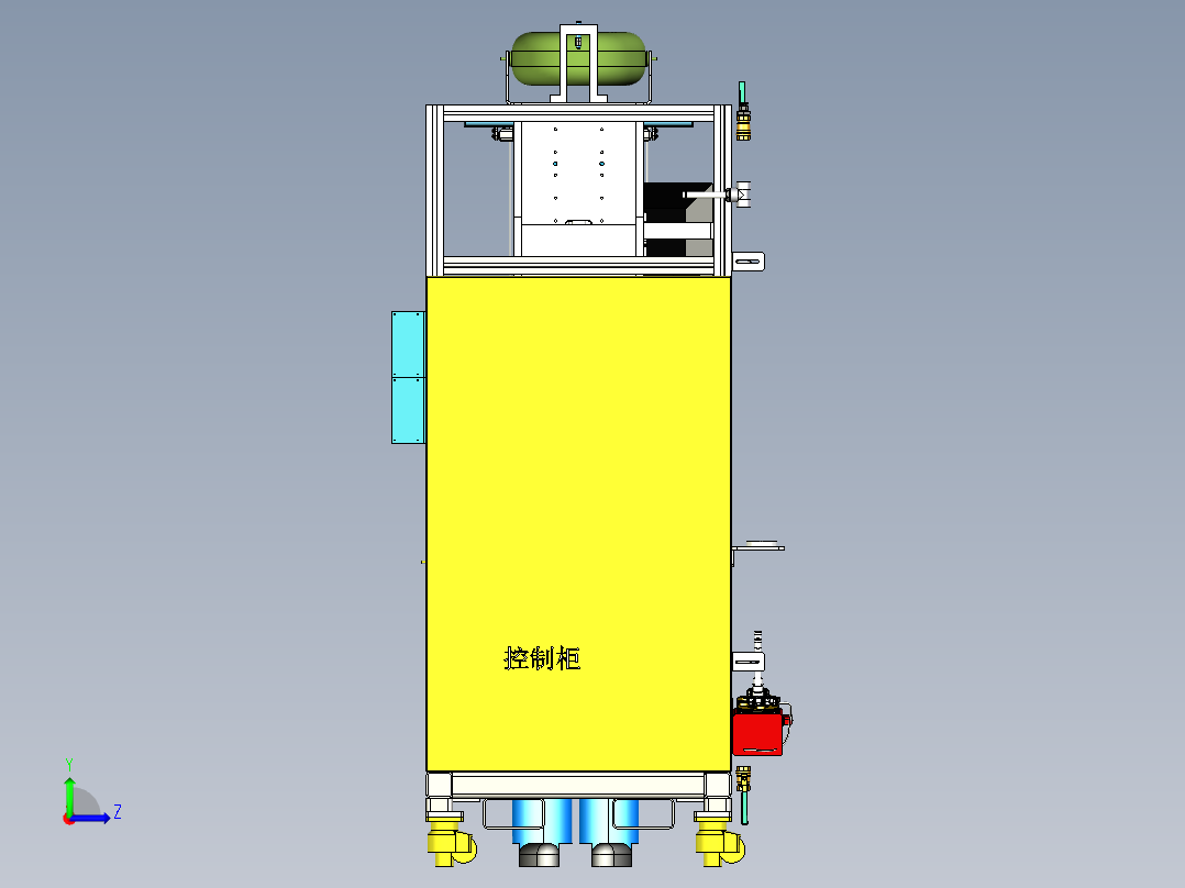 电压调中左视图