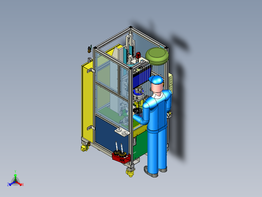 电压调中正等轴测图