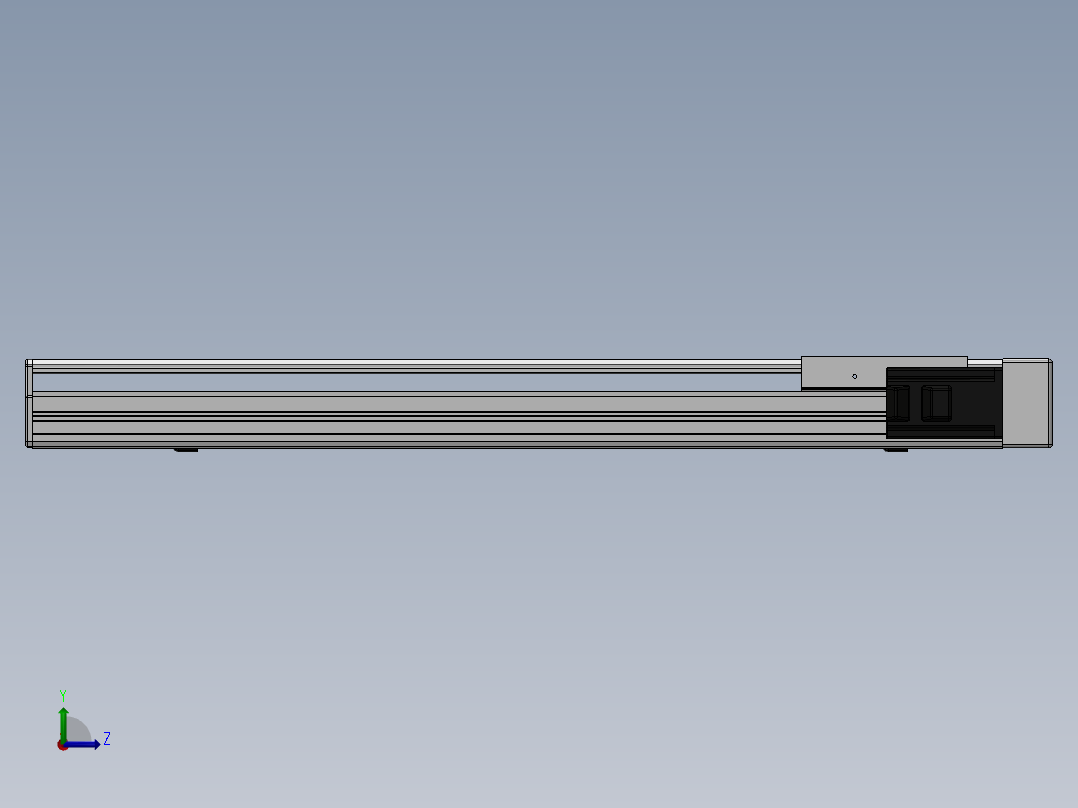 精密模组MY140-T10-600L-BR-P40B-C4-C左视图