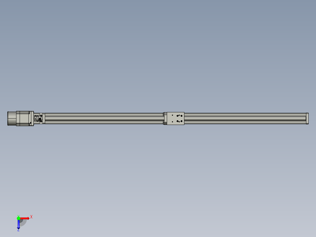 模组FSK40-L10C7-BC-B57-900行程（B57刹车电机）俯视图