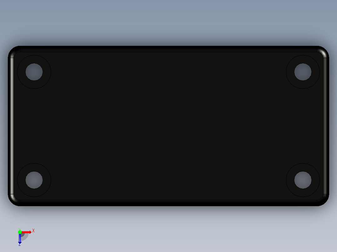 型材-KJN CABLE CONDUIT CAP 40X80 KJN511090俯视图