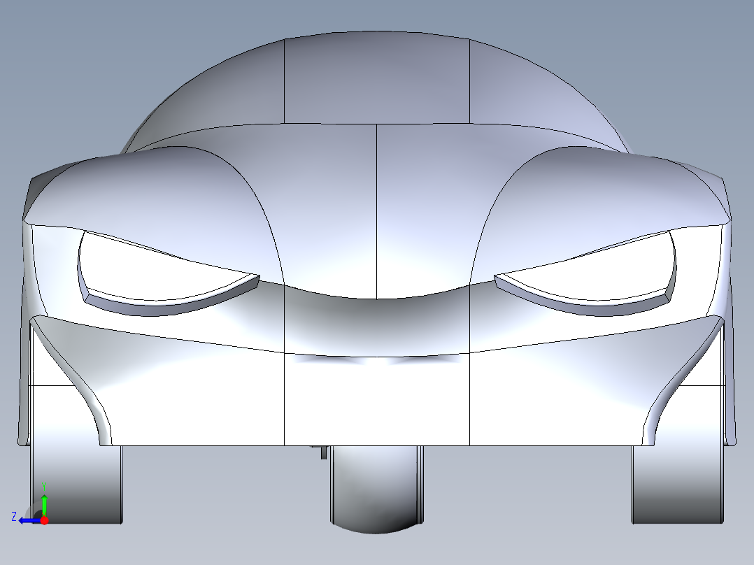 城市三轮电动车--stp右视图