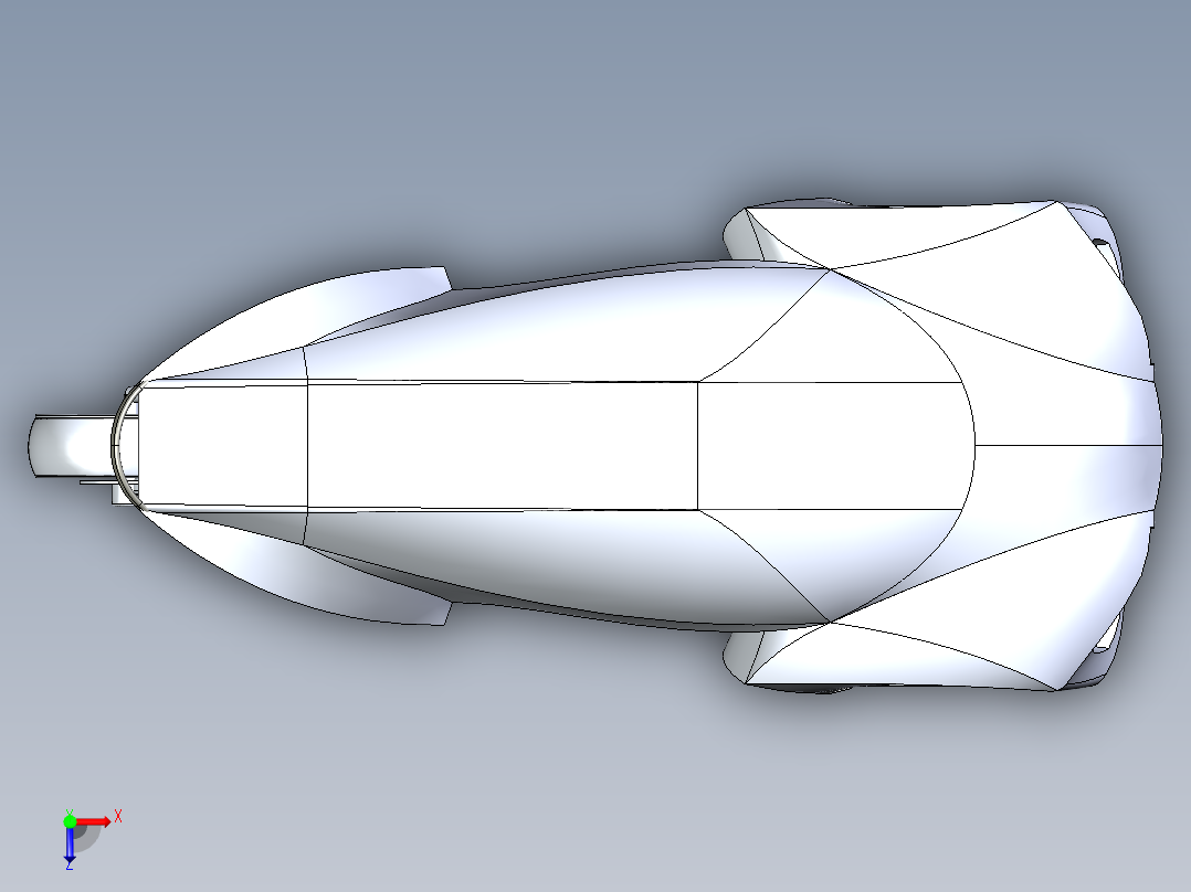 城市三轮电动车--stp俯视图
