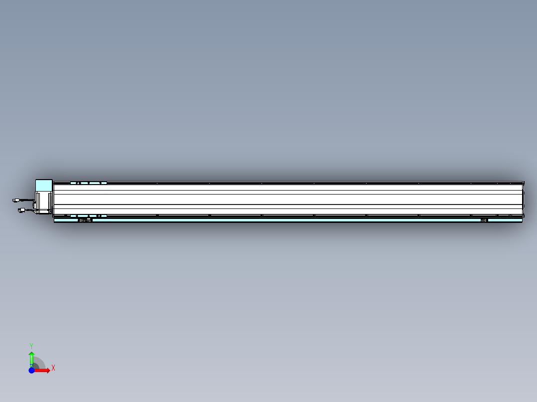 威洛博VBF同步带传动一般环境VBF14-L45-S1500-BRU-ZP40-C3前视图