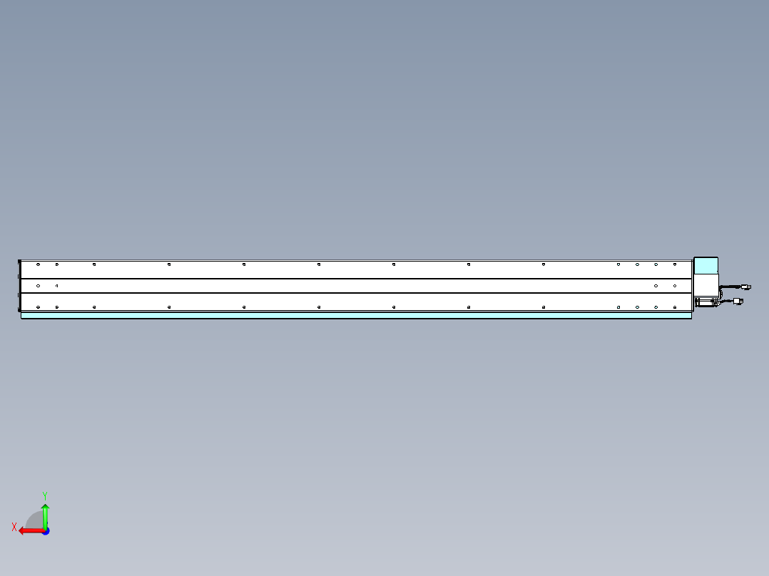 威洛博VBF同步带传动一般环境VBF14-L45-S1500-BRU-ZP40-C3后视图
