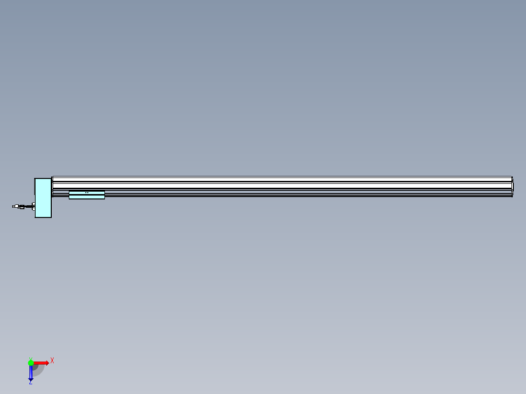 威洛博VBF同步带传动一般环境VBF14-L45-S1500-BRU-ZP40-C3俯视图