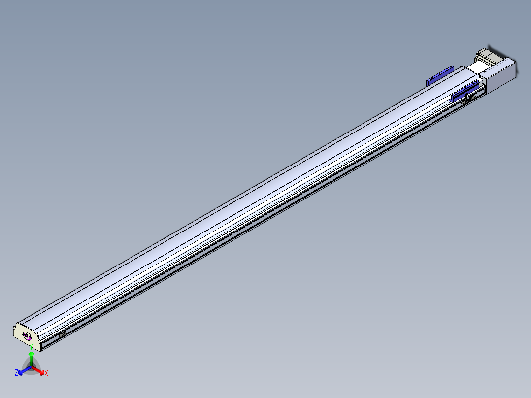 同步带滑台-半封闭B17H-L50-S2500-R-P75-D3