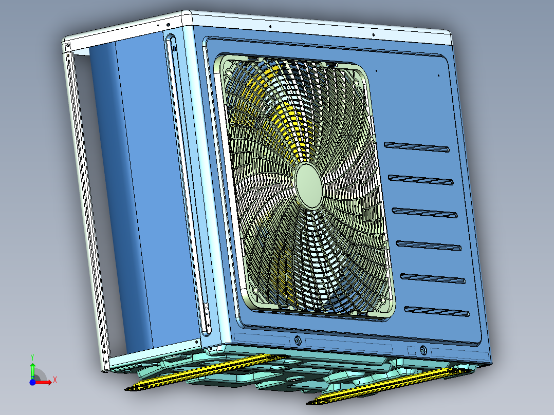 24K分体交流室外单元前视图