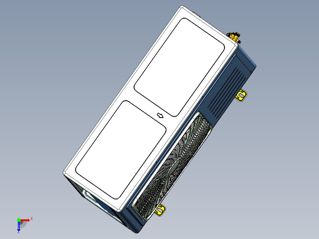 24K分体交流室外单元俯视图