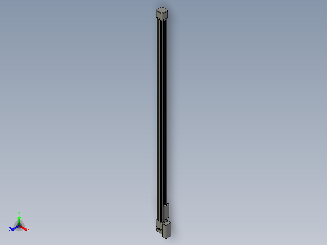 欧规系列-GB8-L96-S2500-BR-P40-MS3正等轴测图