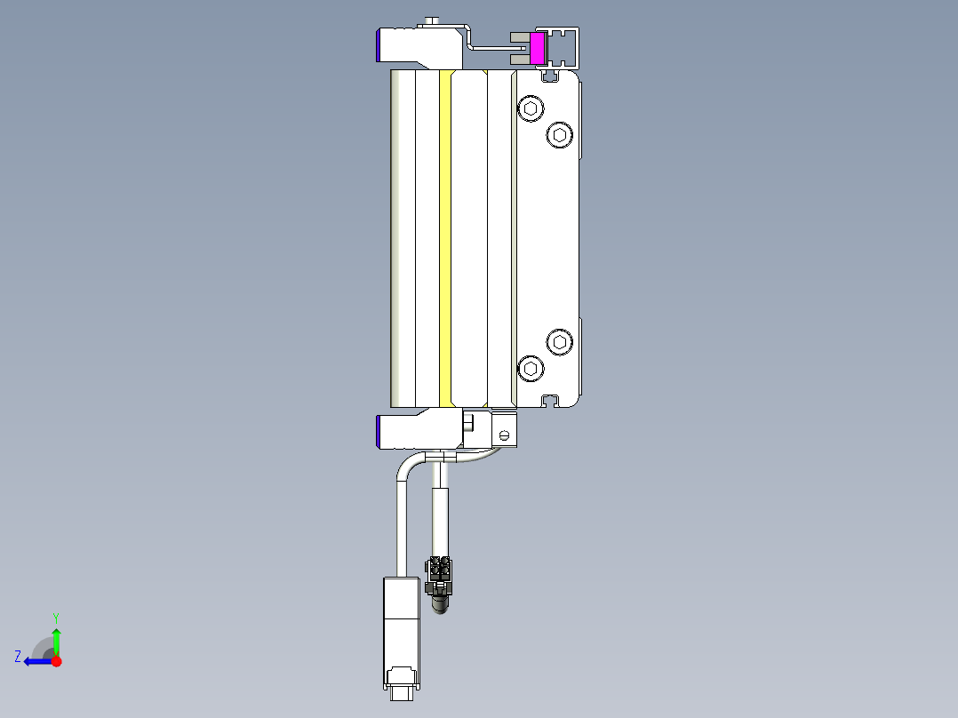 威洛博VL系列3d模型模组VL14S2Y-S2450右视图