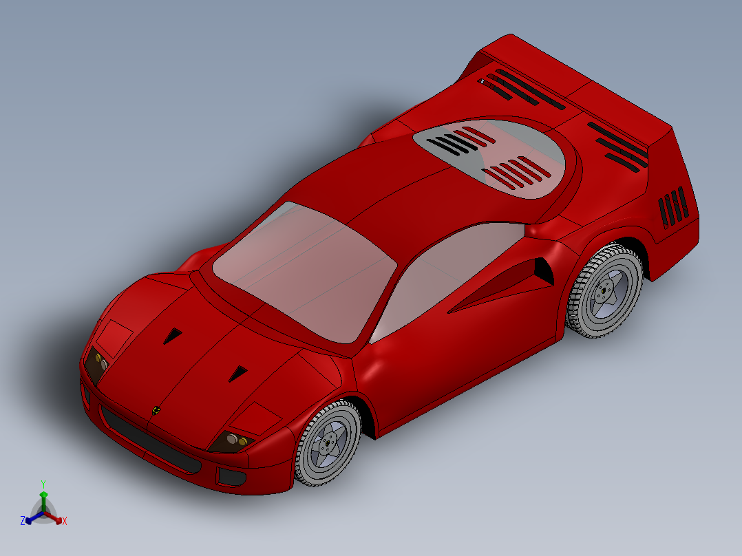 汽车车身 (46)正等轴测图