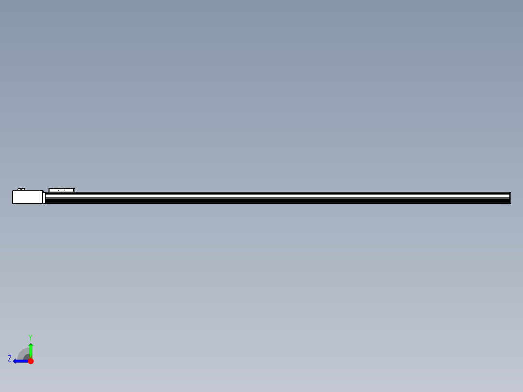 同步带全封闭直线模组TPA-HCB-105D-90-L2100-MR-C-P20-N3右视图