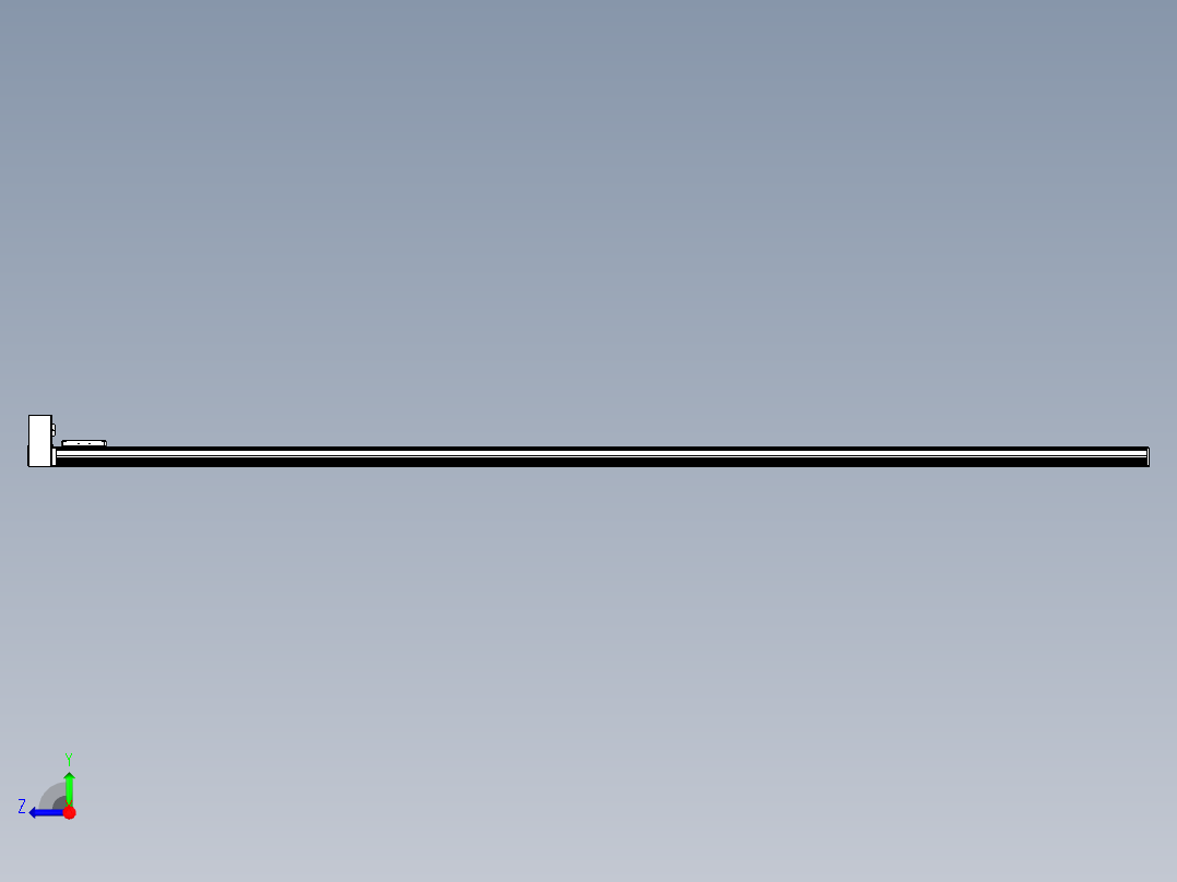 同步带全封闭直线模组TPA-HCB-105D-90-L2950-RU-C-P20-N3右视图