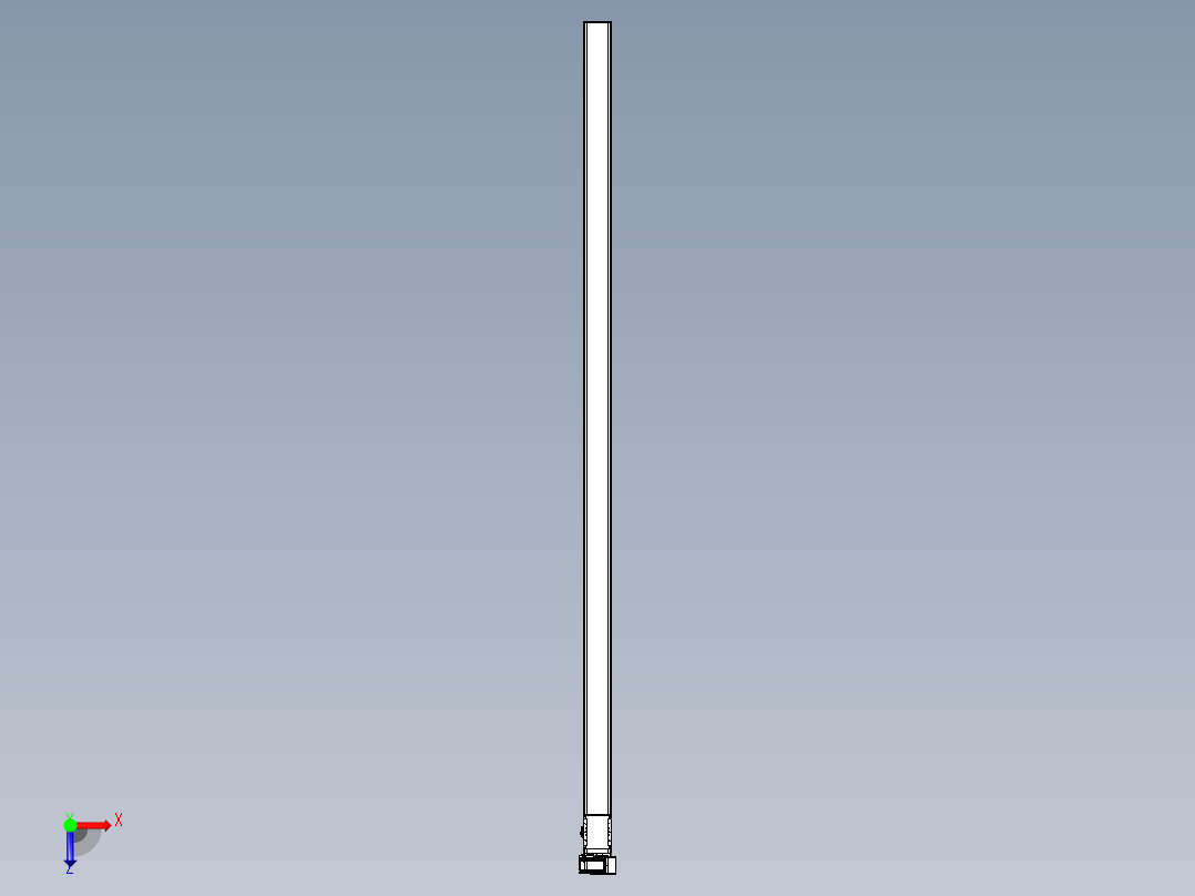 同步带全封闭直线模组TPA-HCB-105D-90-L2950-RU-C-P20-N3俯视图