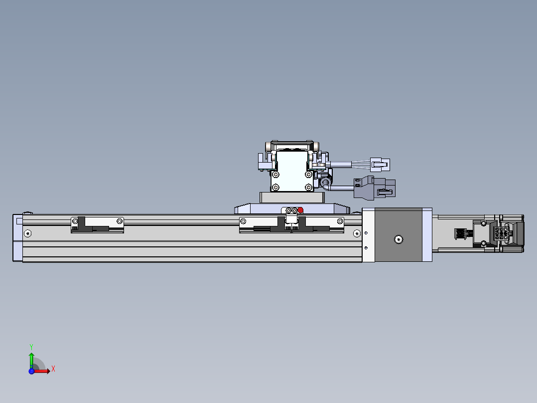 内嵌直交机械手XYG系列XYG210-F3前视图
