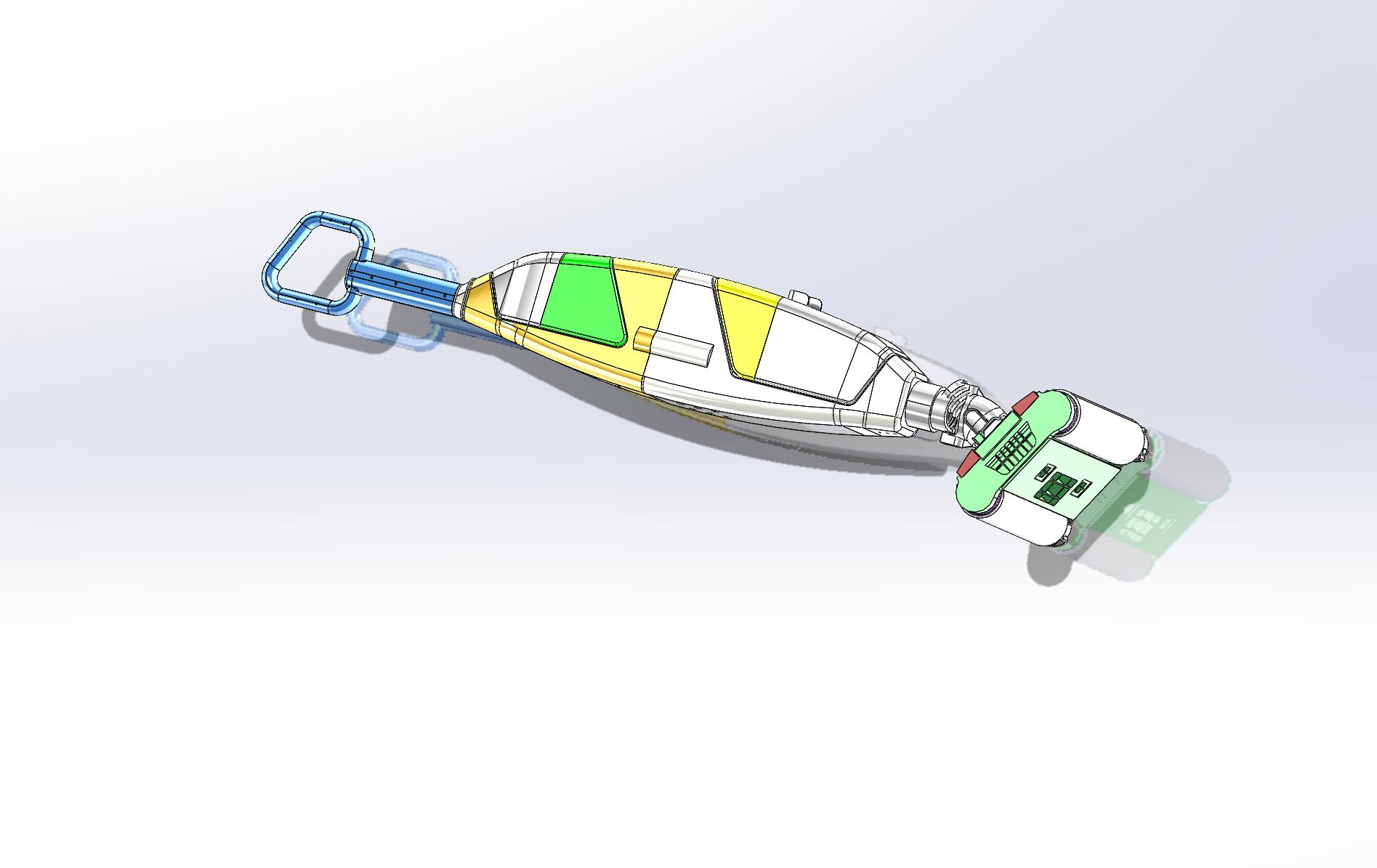 M197-家用手持洗地机-吸尘洗地一体机stp