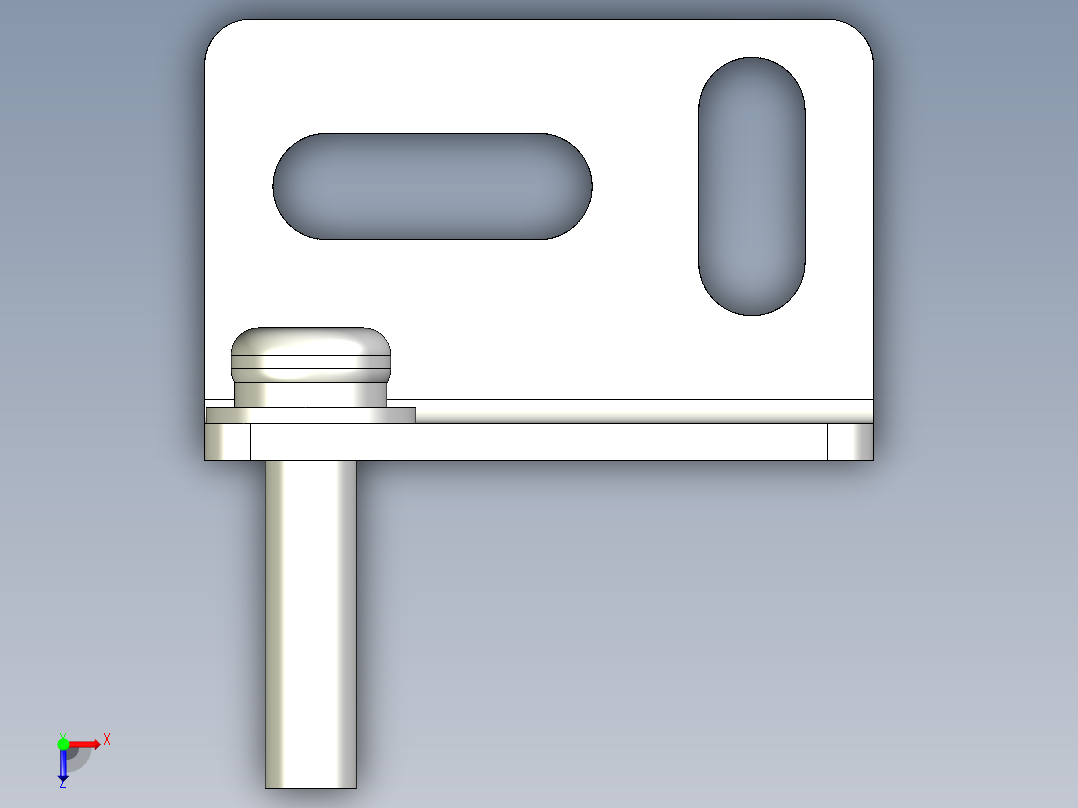 基恩士PZ-B01A_kc图纸模型俯视图