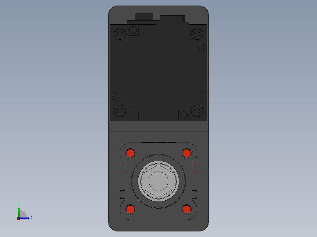 电动缸MES50-P-750W左视图