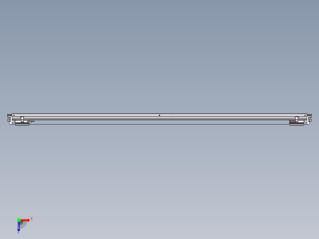 威洛博VL系列3d模型模组2VL17E1Y-S2000俯视图