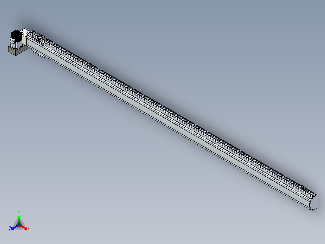 同步带滑台-半封闭B10H-L45-S2300-LU-P40-D3