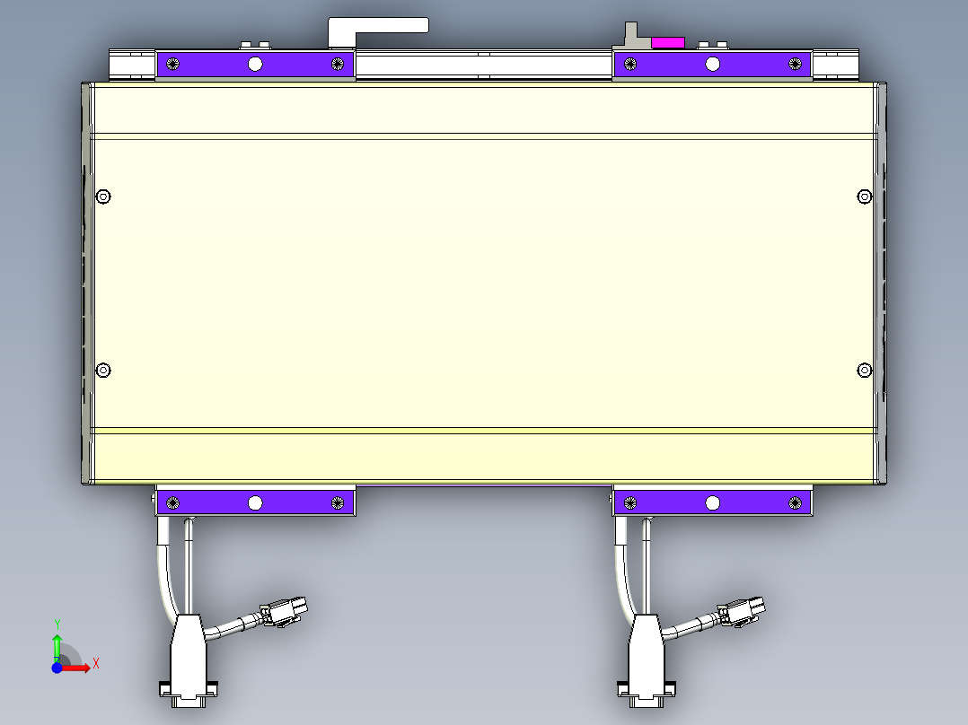 威洛博VL系列3d模型模组2VL22H1Y-S100前视图