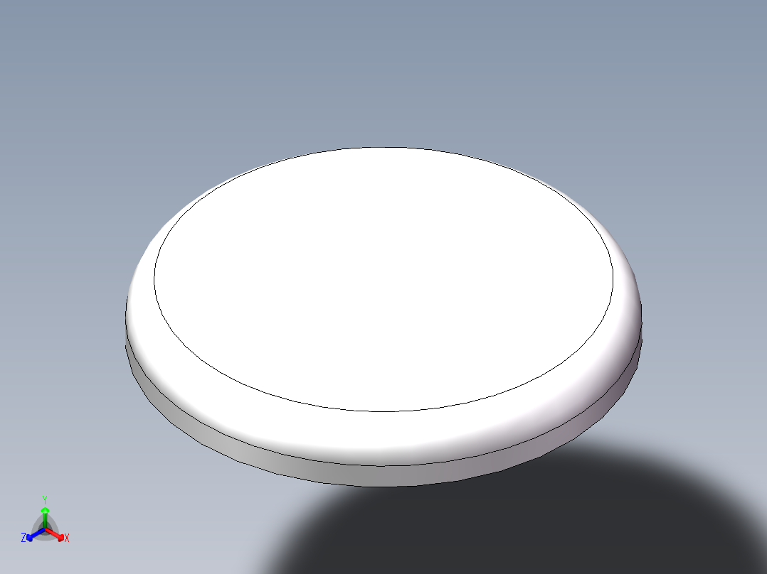 THB碟形封头DN500正等轴测图