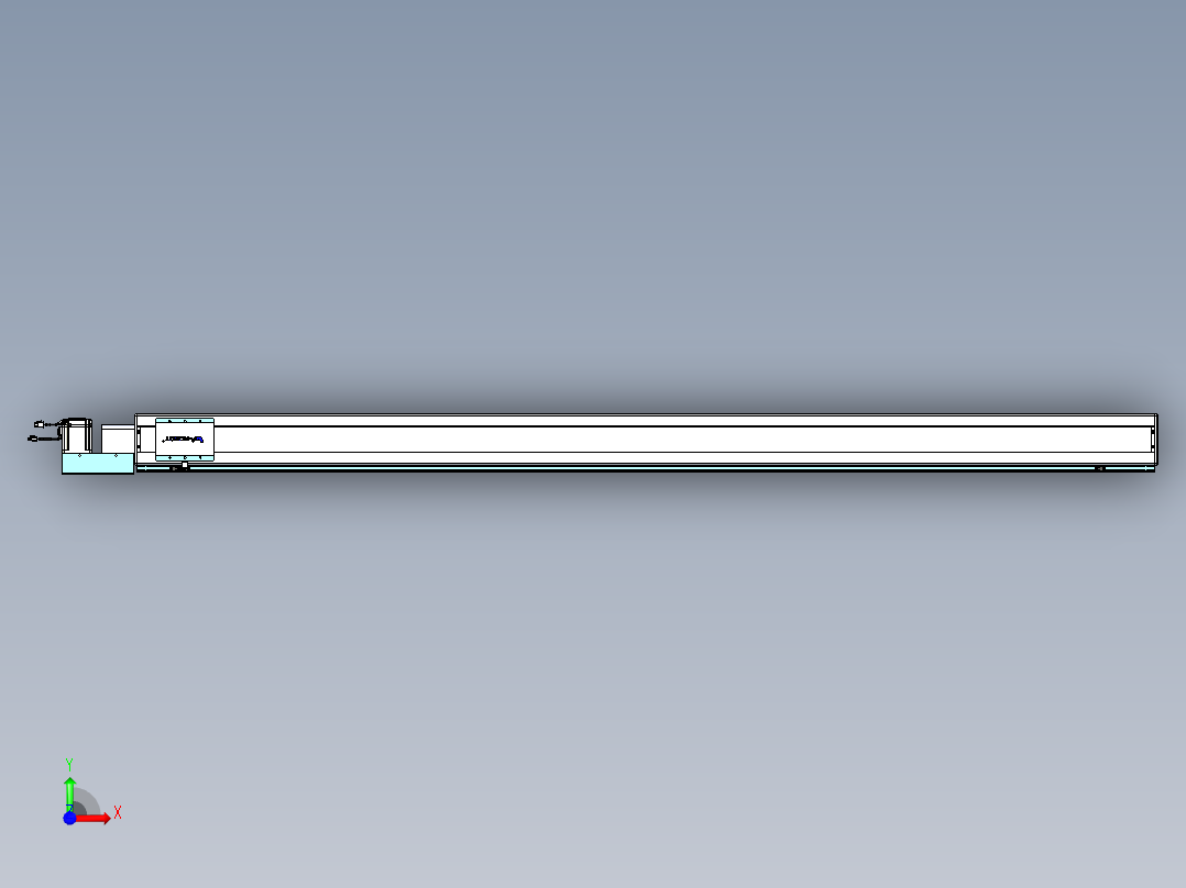 威洛博VBC同步带传动一无尘环境VBC14-L45-S2500-BL-ZP75-C3前视图