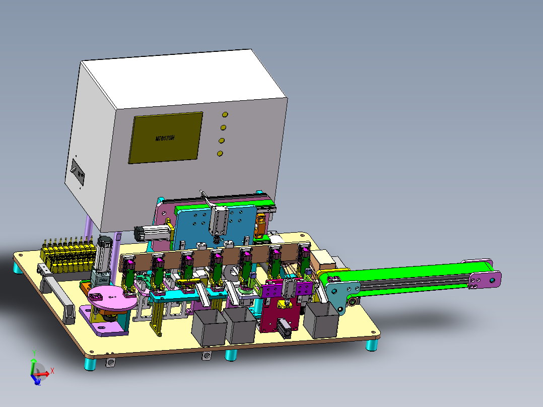 通电测试机CCD检测PIN外观尺寸