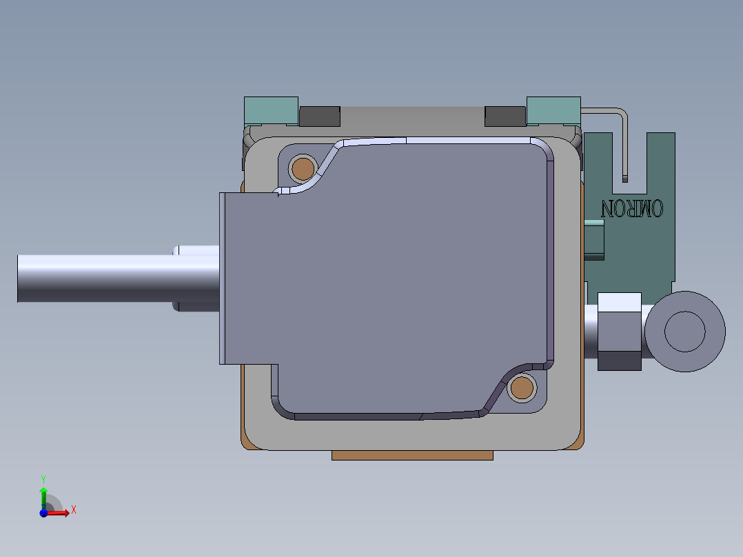 MCH丝杆全封闭MCH5M-BC-100W前视图