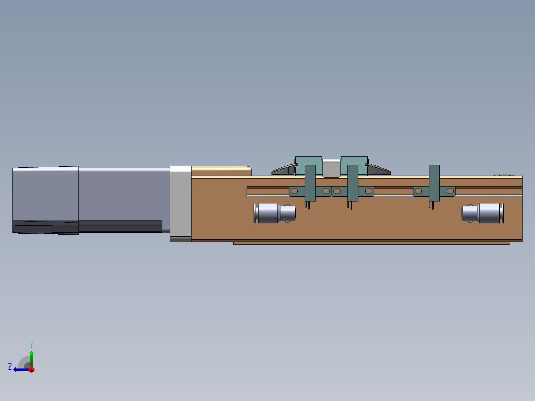 MCH丝杆全封闭MCH5M-BC-100W右视图