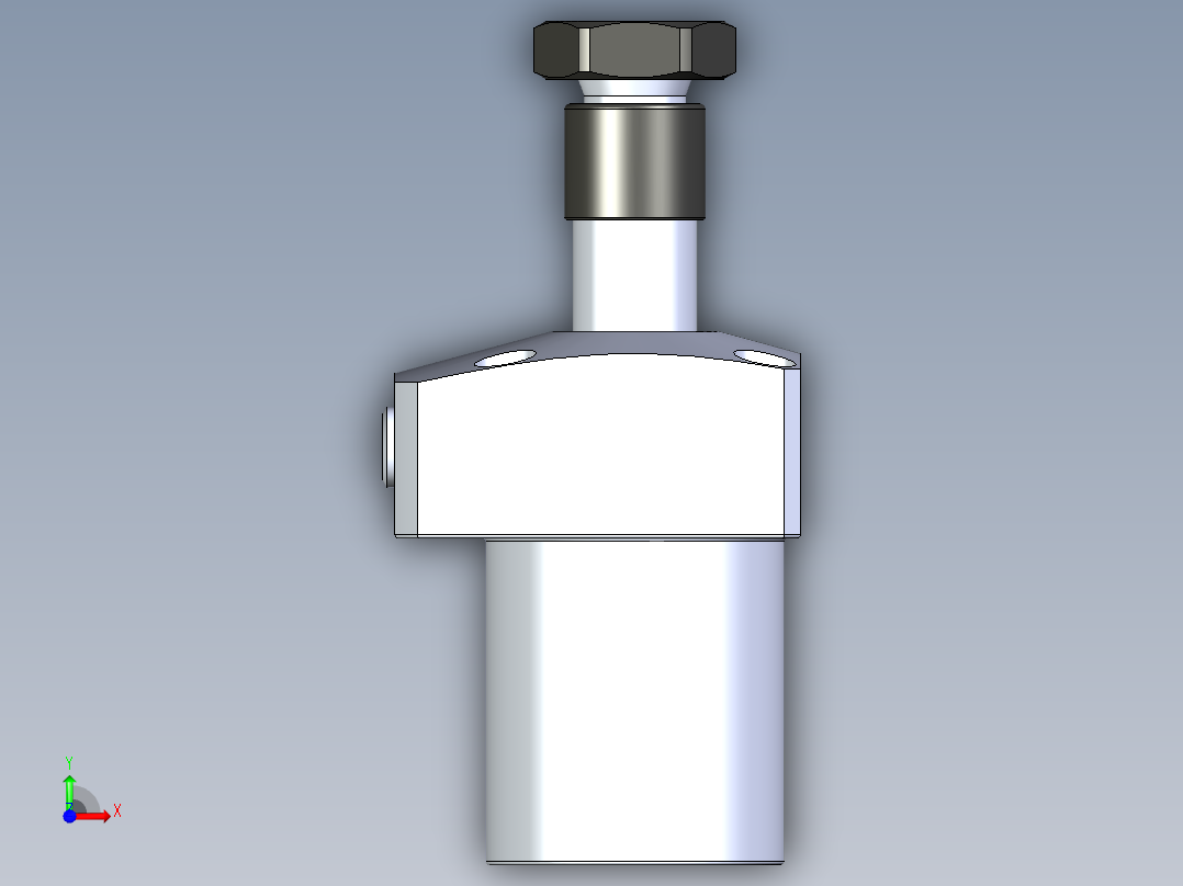KOSMEKLHA0360-GL-Y45_R01多系列多零件图纸模型前视图