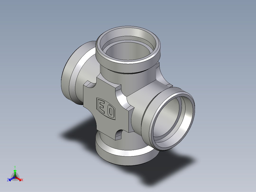 卡套式工业通用硬管接头EO_Union_cross_K42LCFX