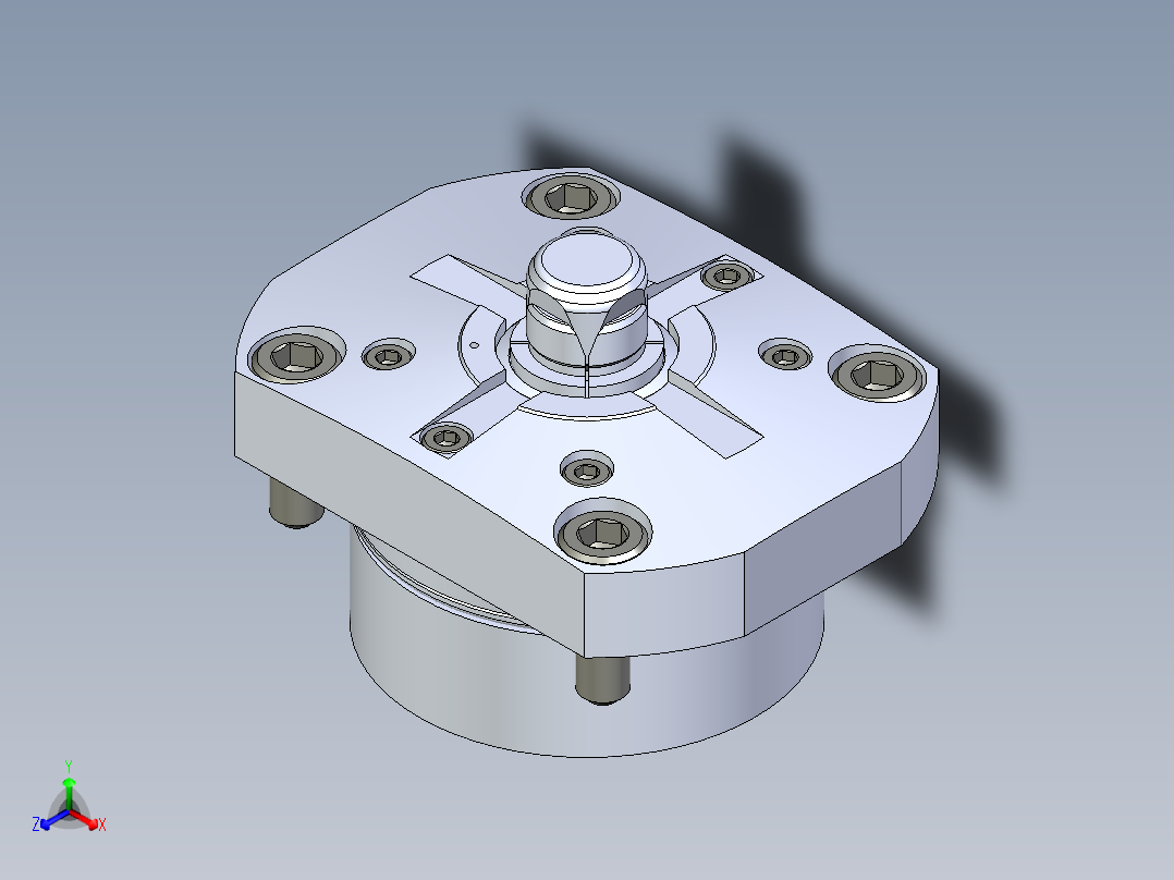 KOSMEKSFH3140-G多系列多零件图纸模型正等轴测图