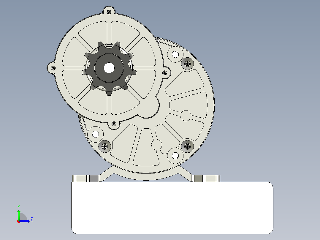 UG爬楼梯轮椅左视图