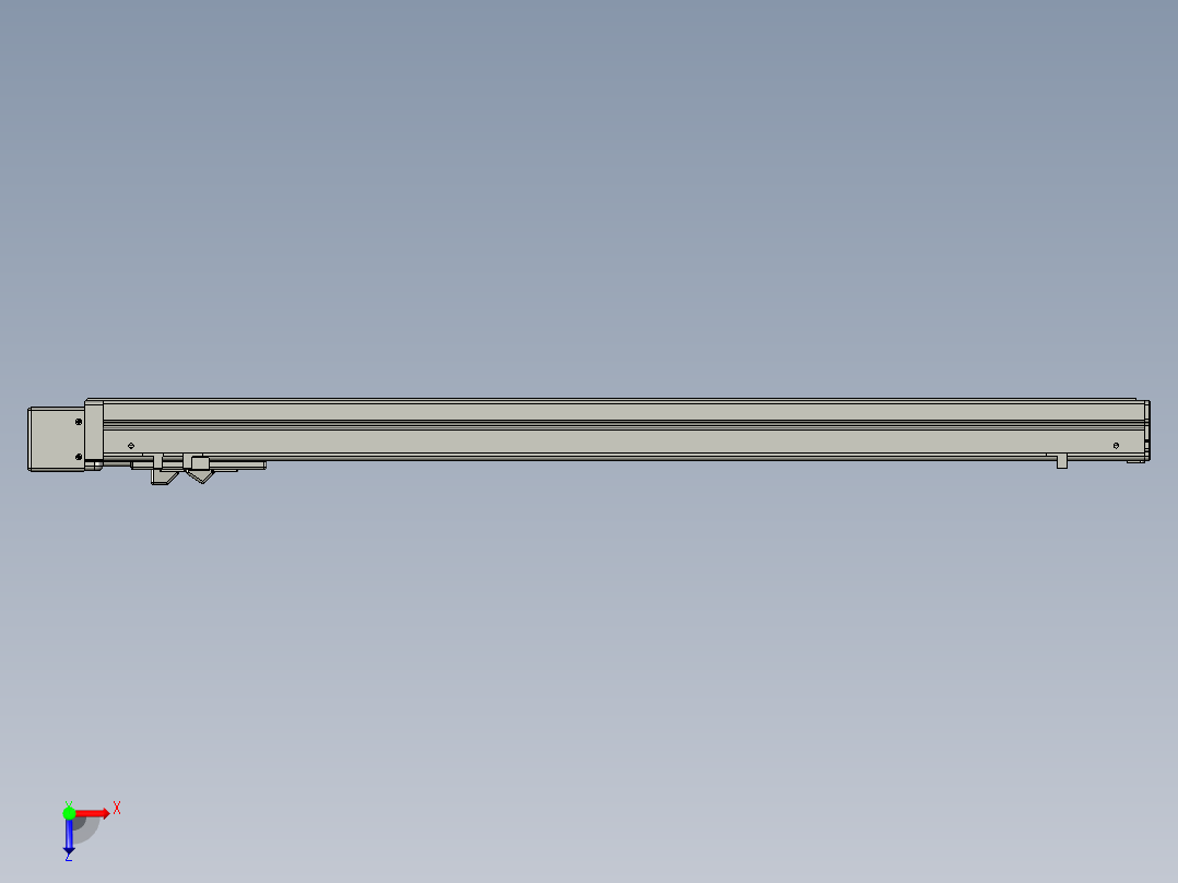 VF丝杆传动-一般环境VT5-S600-BL俯视图
