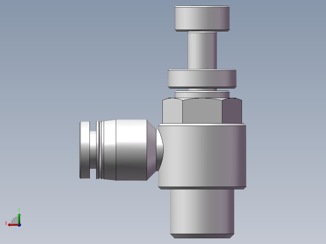 节流阀PSL602A（2分6厘）后视图
