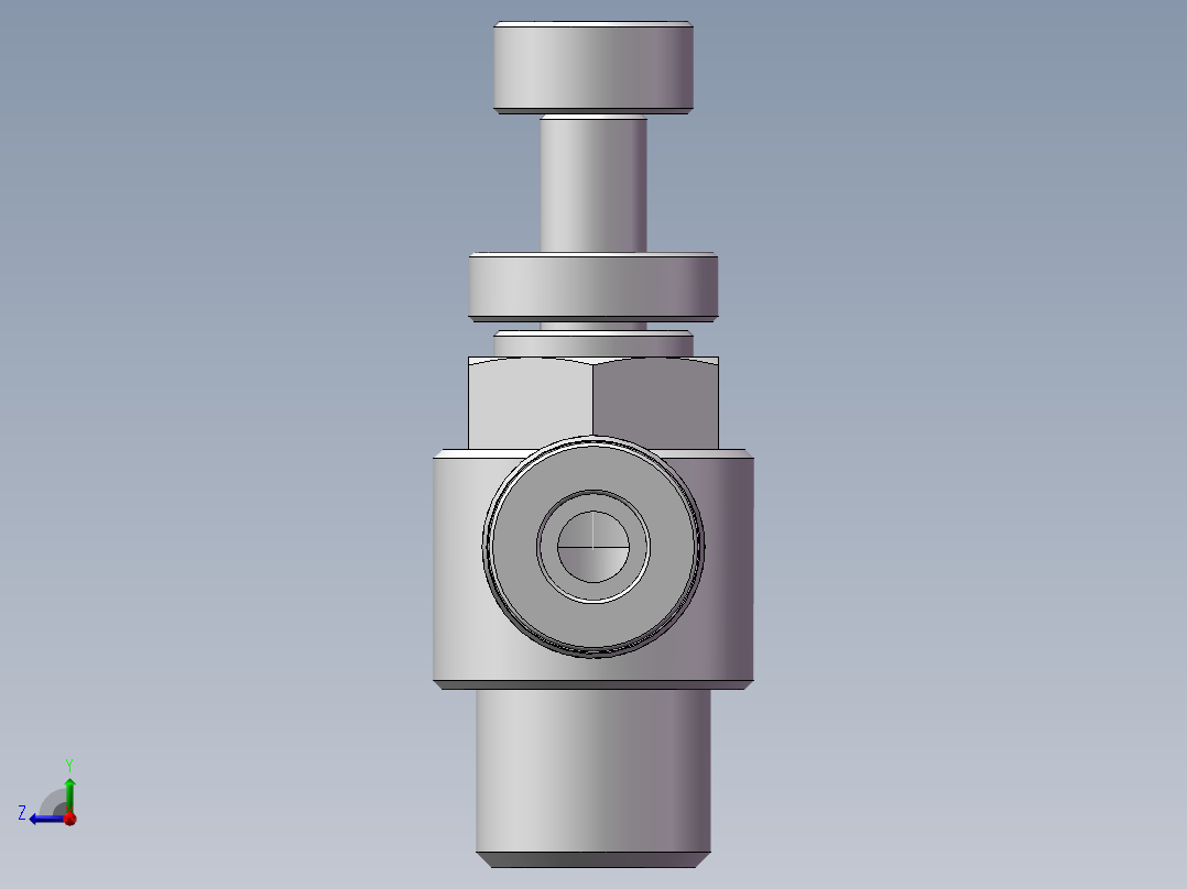 节流阀PSL602A（2分6厘）右视图