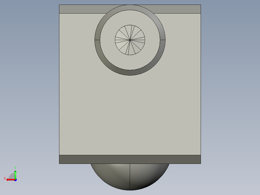 基恩士PS-55_kc图纸模型后视图